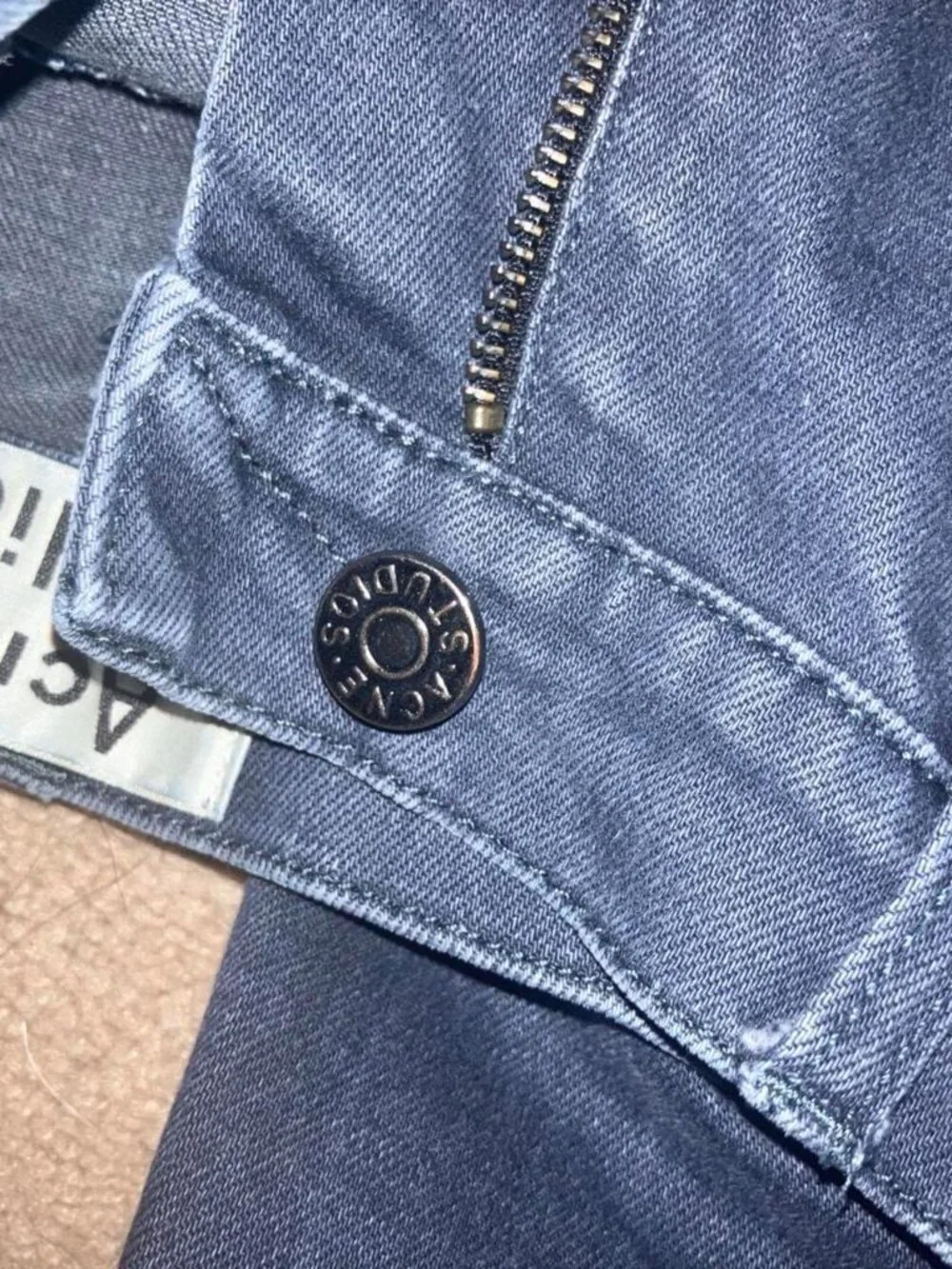 Acne Studios Max Blue Speed Skinny Jeans w31